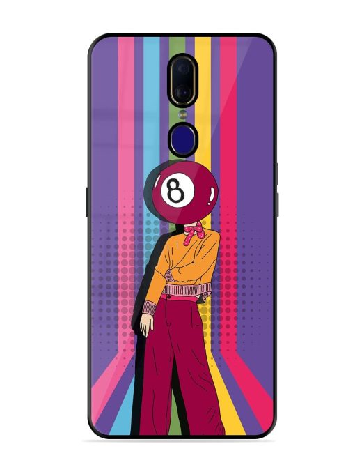 Eight Ball Fashionista Glossy Soft Edge Case for Oppo F11 Chachhi