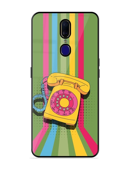 Retro Dialer Glossy Soft Edge Case for Oppo F11 Chachhi