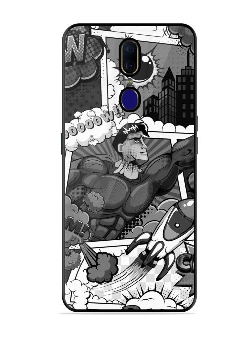 Comic Book Chaos Glossy Soft Edge Case for Oppo F11 Chachhi