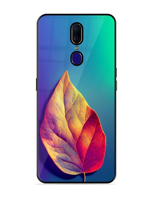 Autumn'S Embrace Glossy Soft Edge Case for Oppo F11 Chachhi