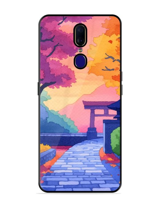 Autumnal Serenity Glossy Soft Edge Case for Oppo F11 Chachhi