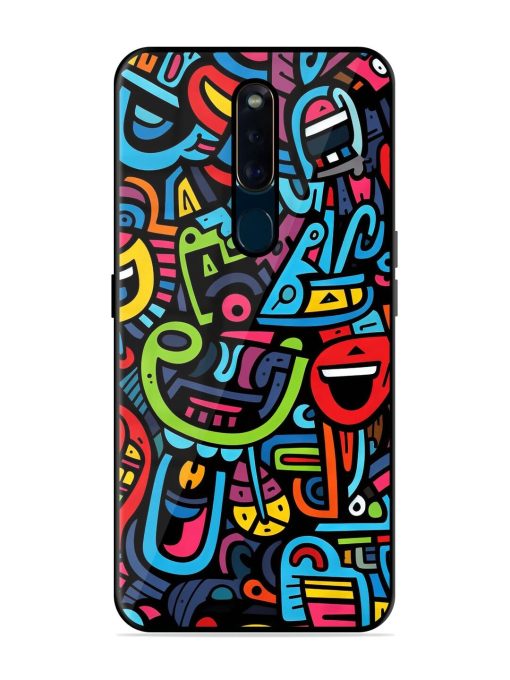 Doodlephoria Glossy Soft Edge Case for Oppo F11 Pro Chachhi