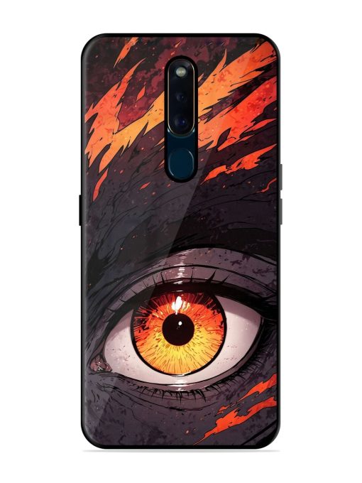 Inferno Gaze Glossy Soft Edge Case for Oppo F11 Pro Chachhi