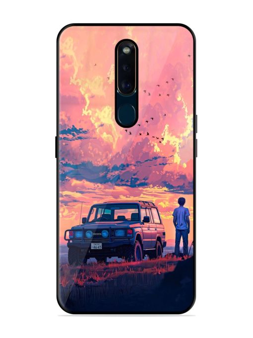 Solitude'S Horizon Glossy Soft Edge Case for Oppo F11 Pro Chachhi