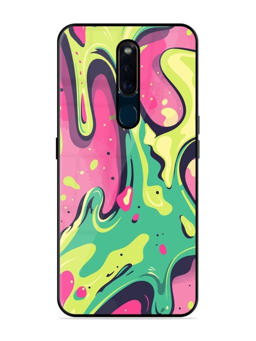 Gooey Grooves Glossy Soft Edge Case for Oppo F11 Pro Chachhi