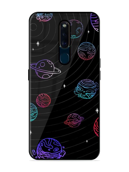 Cosmic Ballet Glossy Soft Edge Case for Oppo F11 Pro Chachhi