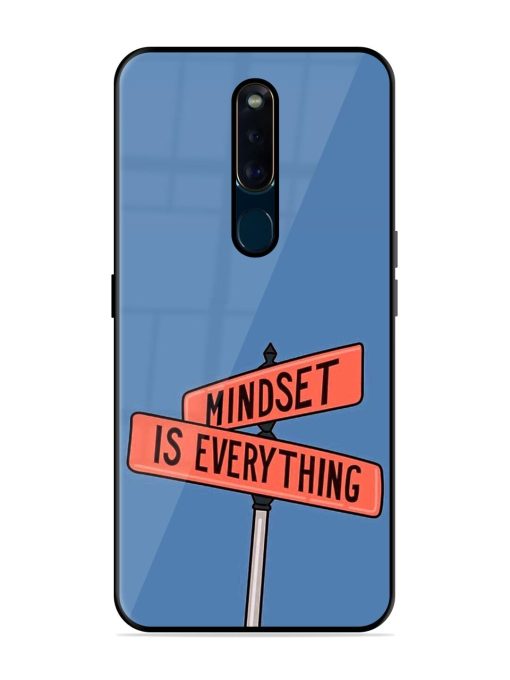 Mindset Matters Glossy Soft Edge Case for Oppo F11 Pro Chachhi