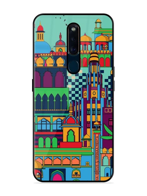 Indian Tapestry Glossy Soft Edge Case for Oppo F11 Pro Chachhi