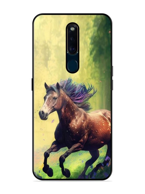 Enchanted Gallop Glossy Soft Edge Case for Oppo F11 Pro Chachhi