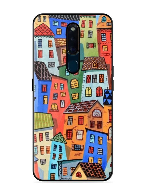 Rainbow House Glossy Soft Edge Case for Oppo F11 Pro Chachhi