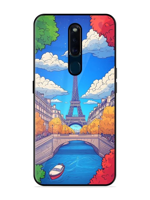 Parisian Panorama Glossy Soft Edge Case for Oppo F11 Pro