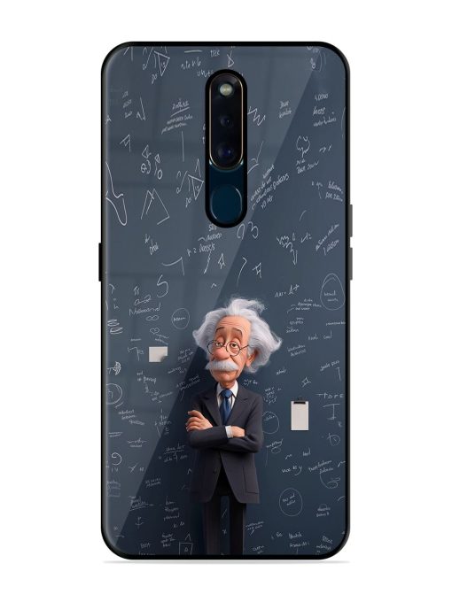 Albert Einstein Glossy Soft Edge Case for Oppo F11 Pro Chachhi