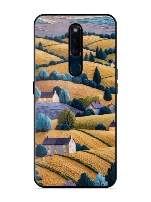 Rolling Hilltop Haven Glossy Soft Edge Case for Oppo F11 Pro Chachhi