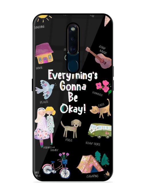 Everything'S Gonna Be Okay Glossy Soft Edge Case for Oppo F11 Pro Chachhi