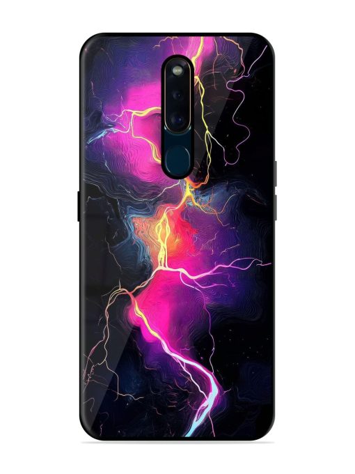 Electric Dreams Glossy Soft Edge Case for Oppo F11 Pro Chachhi