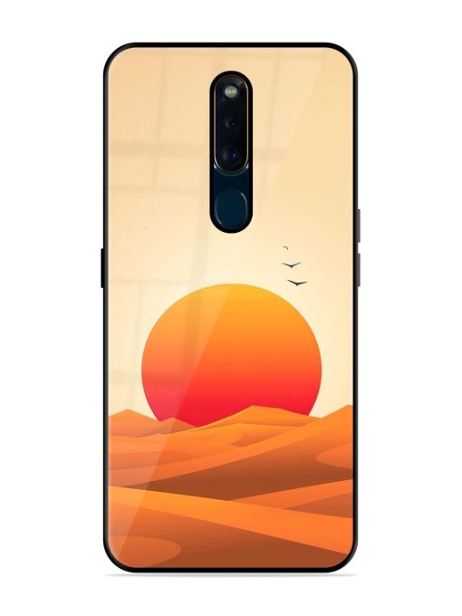 Desert Sunset Glossy Soft Edge Case for Oppo F11 Pro Chachhi