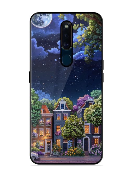 Moonlit Streets Glossy Soft Edge Case for Oppo F11 Pro Chachhi