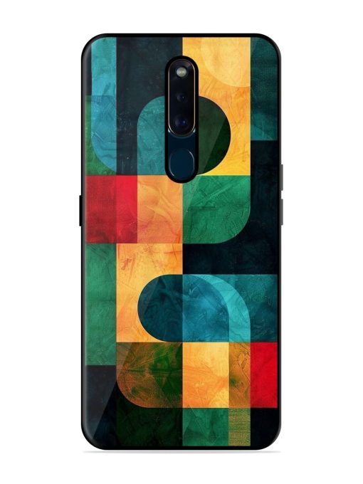 Geometric Harmony Glossy Soft Edge Case for Oppo F11 Pro Chachhi