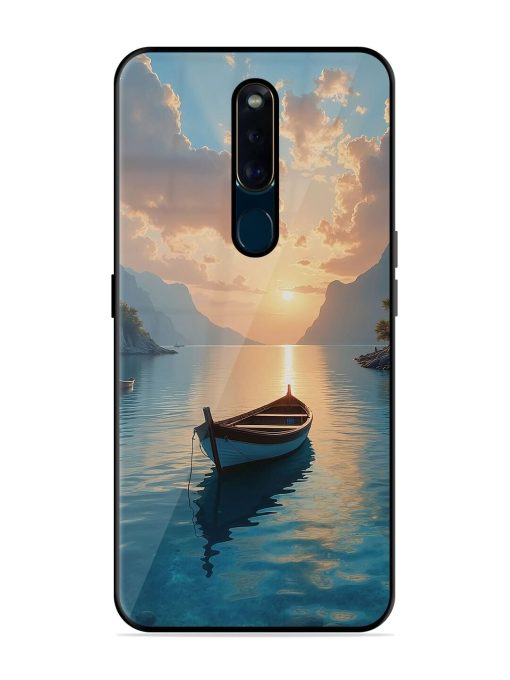 Serene Sunset Glossy Soft Edge Case for Oppo F11 Pro Chachhi