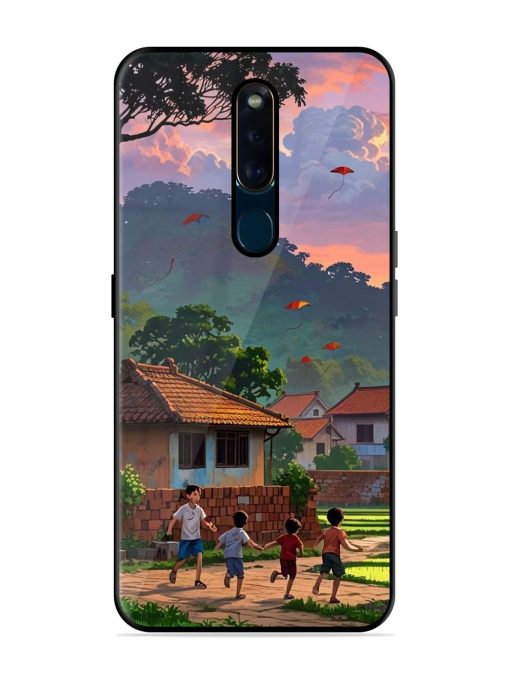 Sunset Play Glossy Soft Edge Case for Oppo F11 Pro Chachhi