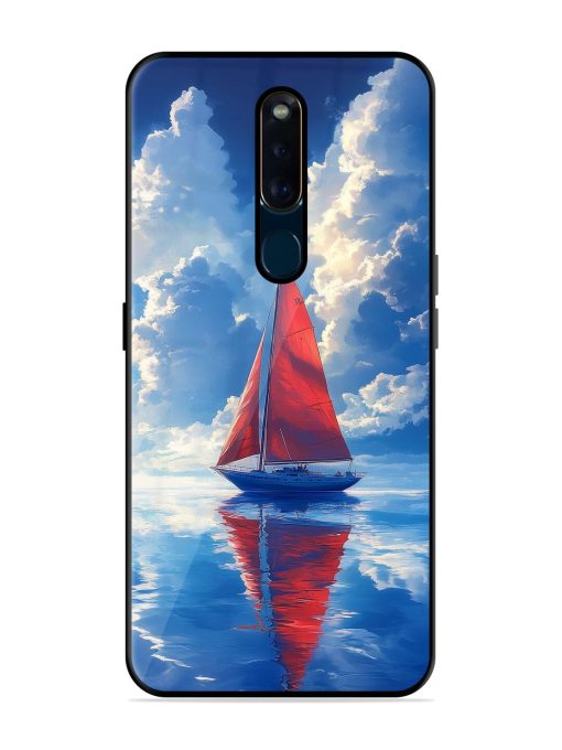 Crimson Sails Glossy Soft Edge Case for Oppo F11 Pro Chachhi