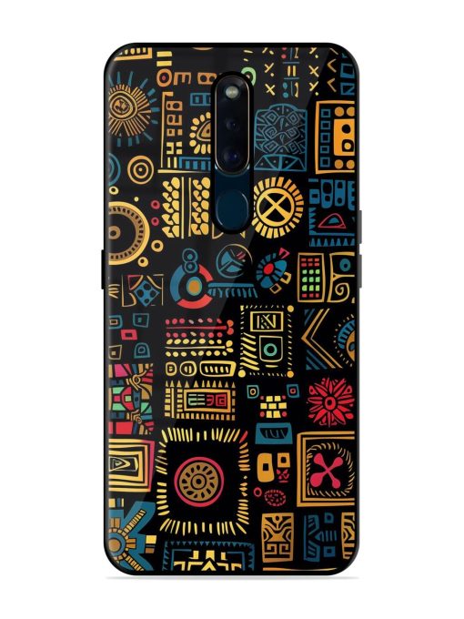 Tribal Tapestry Glossy Soft Edge Case for Oppo F11 Pro