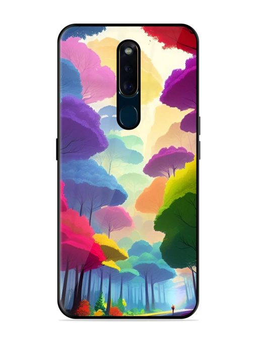 Rainbow Road Glossy Soft Edge Case for Oppo F11 Pro Chachhi