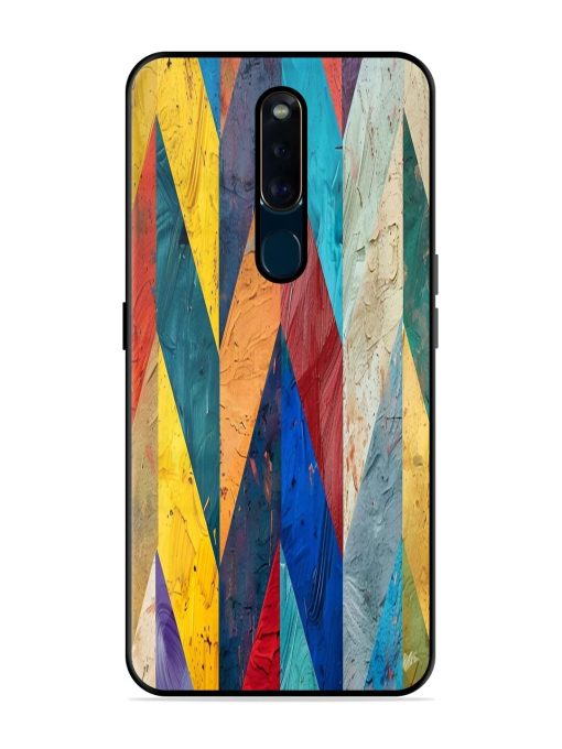 Abstract Tapestry Glossy Soft Edge Case for Oppo F11 Pro Chachhi