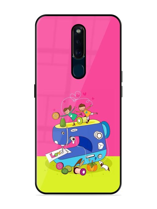 Sew Cute Glossy Soft Edge Case for Oppo F11 Pro Chachhi