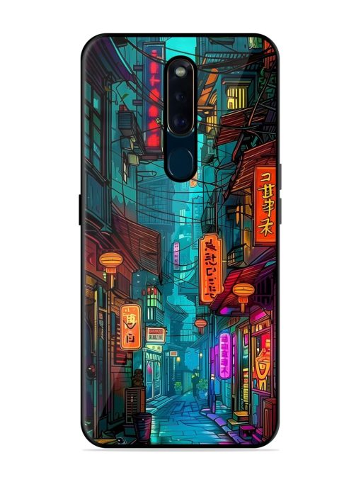 Neon Nightscape Glossy Soft Edge Case for Oppo F11 Pro Chachhi