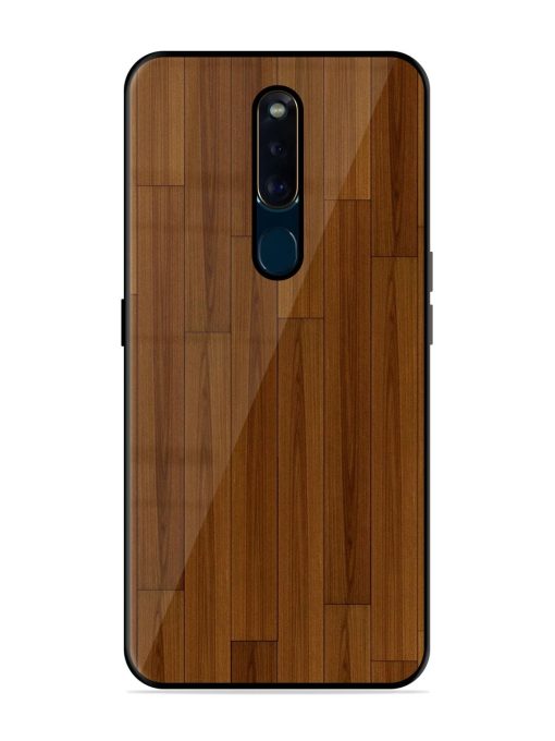 Warm Woodgrain Glossy Soft Edge Case for Oppo F11 Pro Chachhi