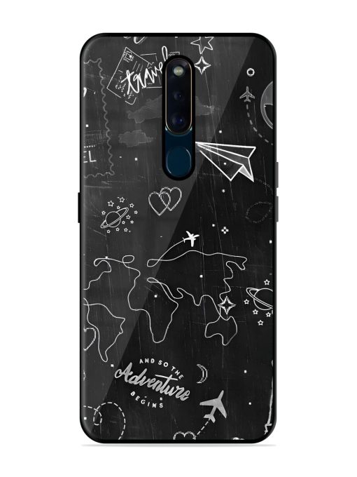 Wanderlust Sketchbook Glossy Soft Edge Case for Oppo F11 Pro Chachhi