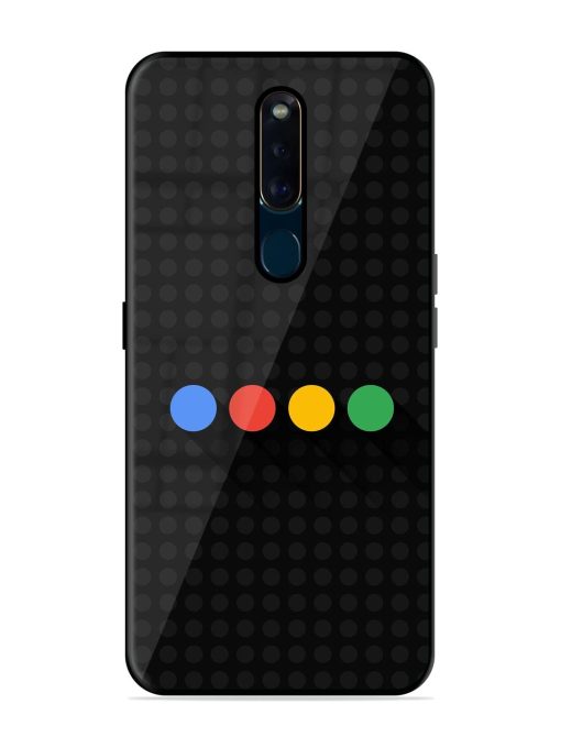 Google Dots Glossy Soft Edge Case for Oppo F11 Pro Chachhi