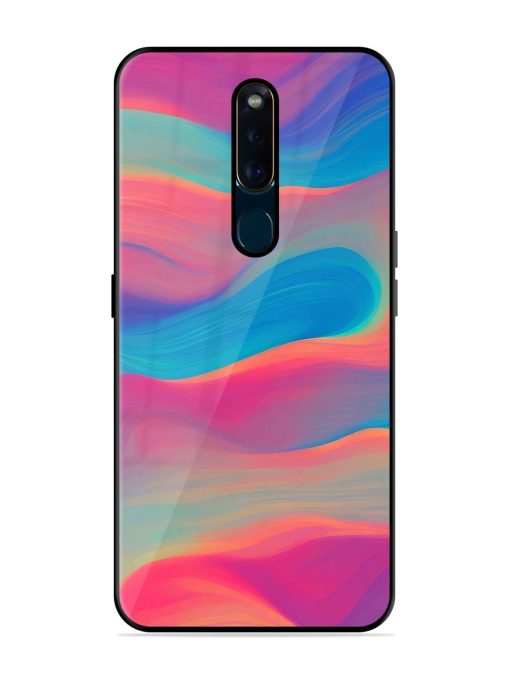 Wavy Wonder Glossy Soft Edge Case for Oppo F11 Pro Chachhi