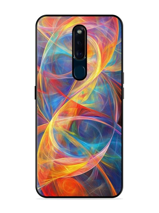 Cosmic Currents Glossy Soft Edge Case for Oppo F11 Pro Chachhi