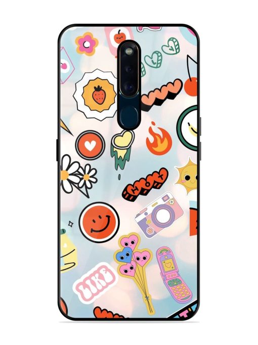 Cheerful Glossy Soft Edge Case for Oppo F11 Pro Chachhi