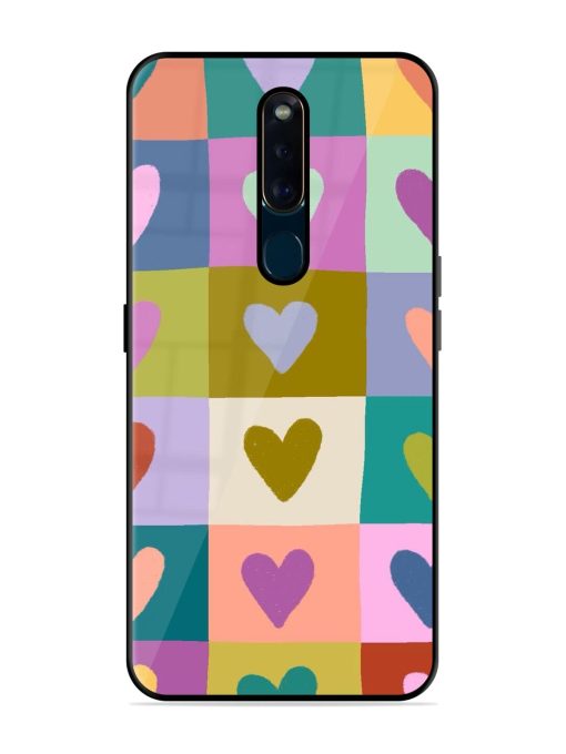 Box Of Hearts Glossy Soft Edge Case for Oppo F11 Pro Chachhi