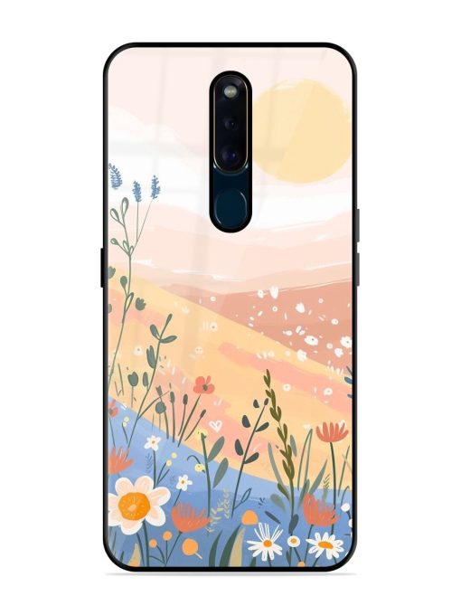 Golden Hour Blooms Glossy Soft Edge Case for Oppo F11 Pro