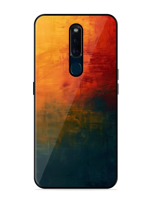 Golden Hour Canvas Glossy Soft Edge Case for Oppo F11 Pro Chachhi