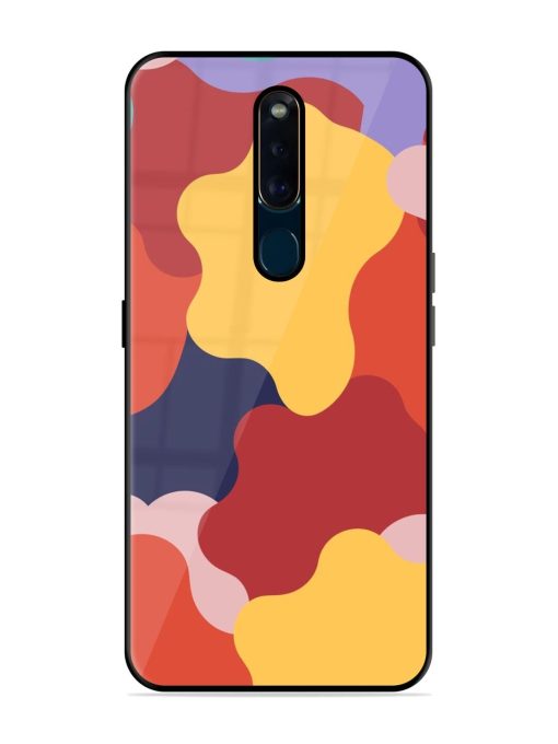 Gooey Color Chaos Glossy Soft Edge Case for Oppo F11 Pro Chachhi