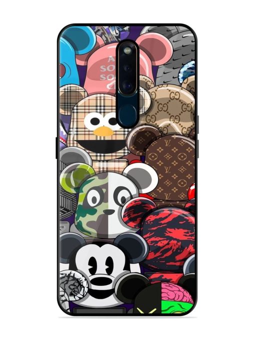 Streetwear Bearbrick Extravaganza Glossy Soft Edge Case for Oppo F11 Pro Chachhi