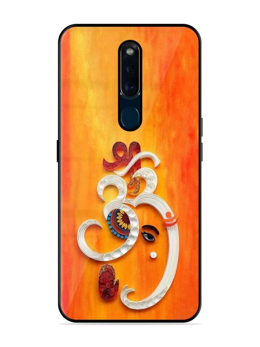 Ganesha In Quilling Art Glossy Soft Edge Case for Oppo F11 Pro Chachhi