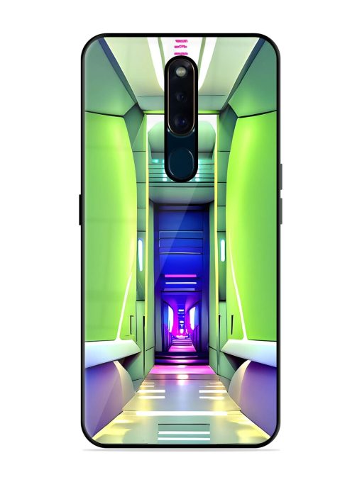 Neon Corridor Glossy Soft Edge Case for Oppo F11 Pro Chachhi