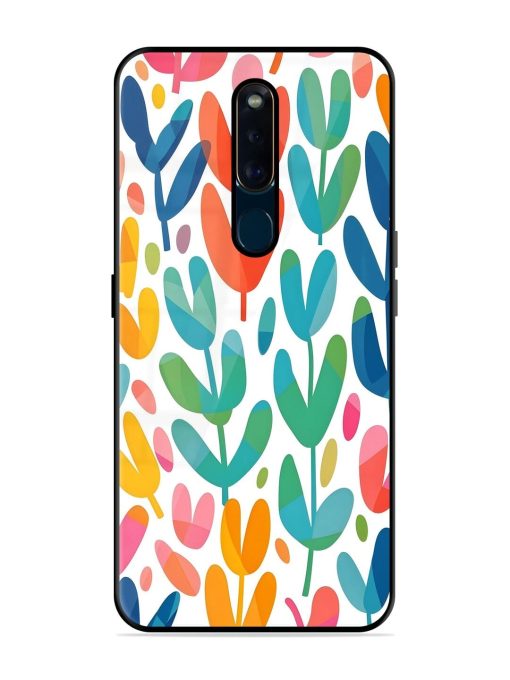 Rainbow Of Blooms Glossy Soft Edge Case for Oppo F11 Pro Chachhi