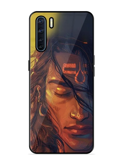 Tranquil Shiva Glossy Soft Edge Case for Oppo F15