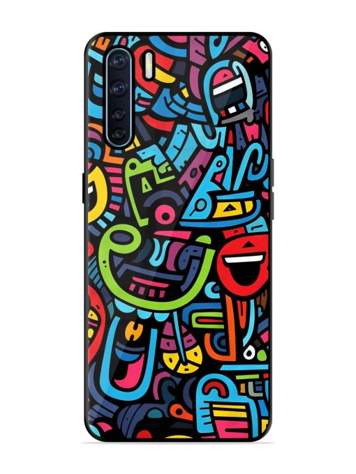 Doodlephoria Glossy Soft Edge Case for Oppo F15