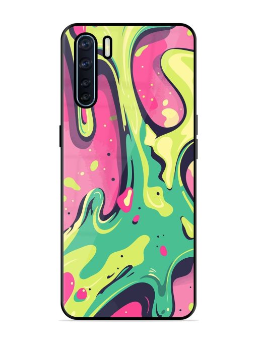 Gooey Grooves Glossy Soft Edge Case for Oppo F15