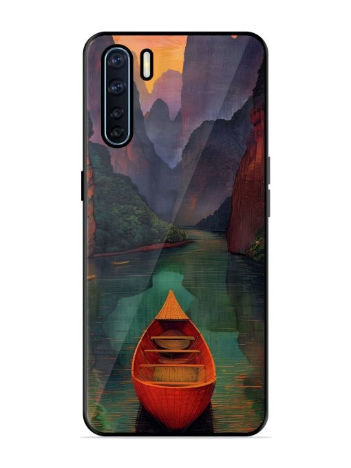 Serene Passage Glossy Soft Edge Case for Oppo F15