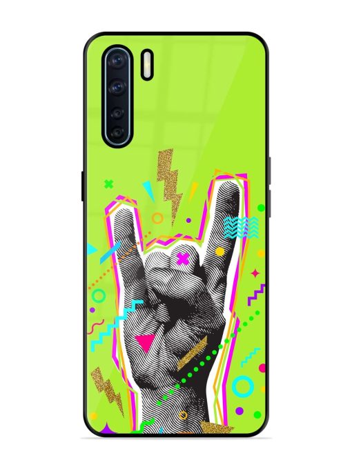 Neon Rock Glossy Soft Edge Case for Oppo F15