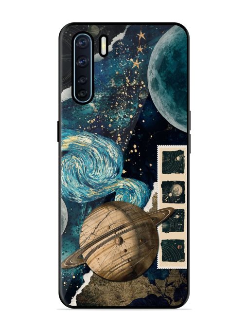 Celestial Tapestry Glossy Soft Edge Case for Oppo F15